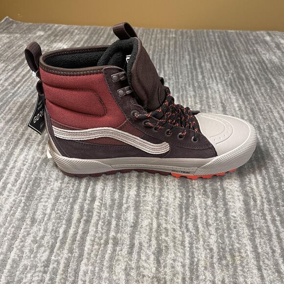 Vans MTE GORE-TEX Shoes Mens Size 8 Burgundy Brown Gray High Top Waterproof main image 8